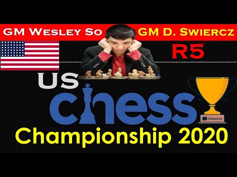 Wesley So Dominates GM Swiercz in Grunfeld Def. Using Exchange Sacrifice //US Chess Championship R5.