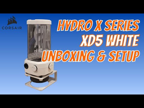 Corsair | Hydro X Series XD5 RGB White | Unboxing and install