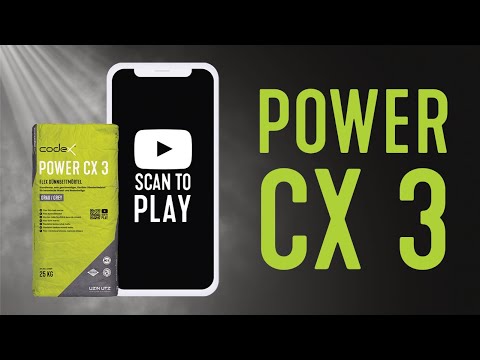 SCAN TO PLAY - Fliesenverlegung mit unseren Besteller: der codex Power CX 3