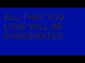 Ben Frost - All That You Love Will Be Eviscerated (Official Audio)