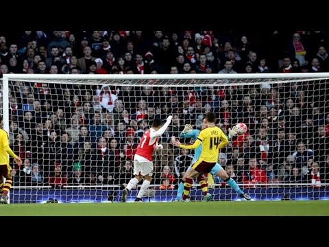 Alexis Sanchez vs Burnley (Home) 15-16 HD 720p  - English Commentary (30-01-2016)