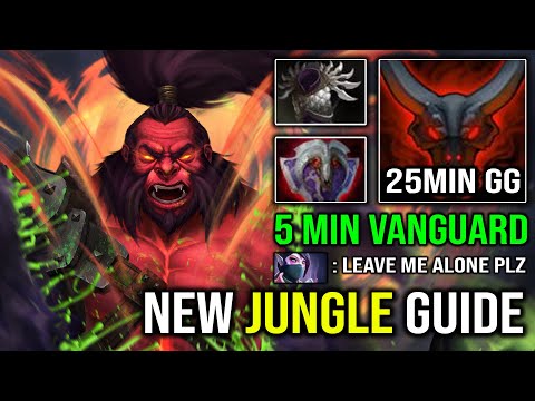 How to Jungle & Backdoor Axe | EZ 25Min GG Nonstop Berserk Spin 100% Counter Everyone Dota 2