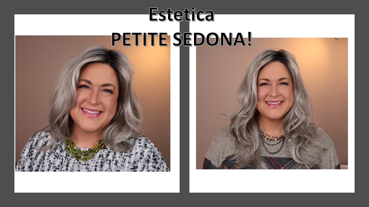 Estetica PETITE SEDONA in Chrome RT1B - Long and Wavy with a SMALLER cap!!  WIG REVIEW