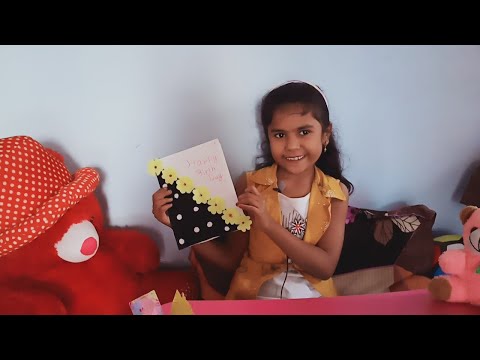 Making Birthday  Card | Dhanashri Yechwad | Janhavi Yechwad |