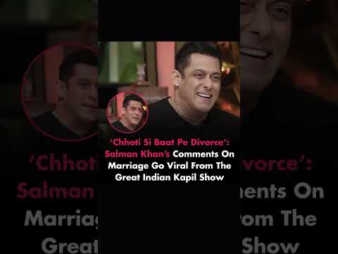 Salman Khan's Comments On Marriage Go Viral 🤣 