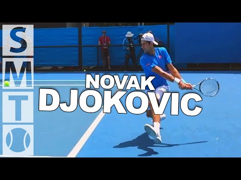 Novk Djokovic - Super Slow Motion Backhands at Australian Open 2015 - Slow Motion Tennis