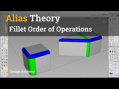 Alias Theory 9 - Fillet Order of Operations