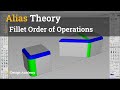 Alias Theory 9 - Fillet Order of Operations