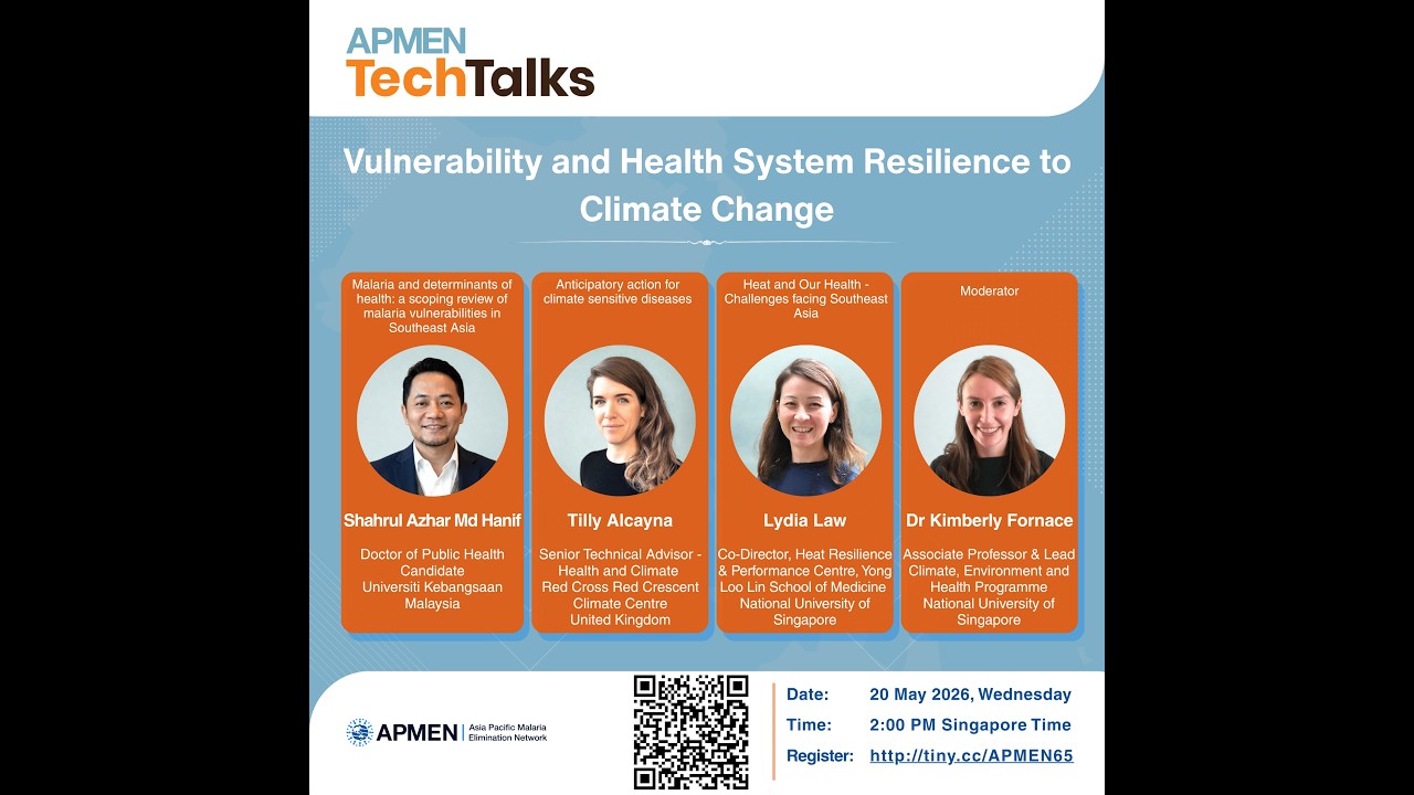 Vulnerability and Health System Resilience to Climate Change | APMEN TechTalks