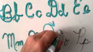 Teach lefties cursive writing (Lefty #4)