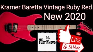 Video thumbnail for Kramer Baretta Vintage 20-21 in Ruby Red  Review and first Thoughts by Mic Sustianevo