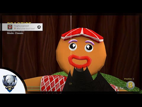 Golf with your Friends Secret Trophy Guide - Who's the Food Now? Find Gingy in the Practice Area