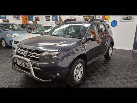 IMMACULATE 2016(16), DACIA DUSTER 4WD AMBIANCE 1.6 PETROL, 5 DOOR WITH ONLY 50580 MILES FROM NEW