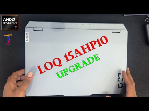 How to Open Lenovo LOQ 15AHP10 - Memory and Storage Upgrade