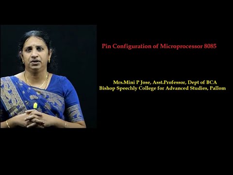 Intel 8085 Pin Configuration.