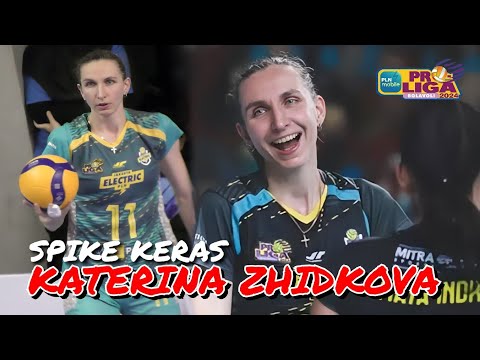 SPIKE KERAS KATERINA ZHIDKOVA BIKIN LAWAN OLENG || PROLIGA 2024🔥