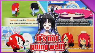 Nerissa Caught Off Guard by the Mii's Unpredictable Behavior in Tomodachi Life【Hololive EN】