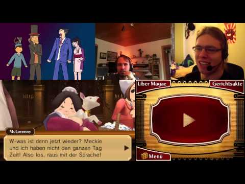 Let's Play Together Professor Layton VS Ace Attorney [blind] German #57