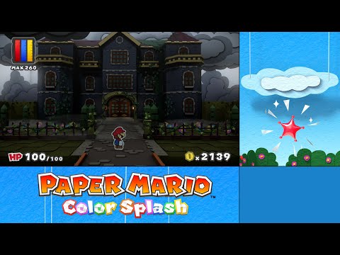 Paper Mario: Color Splash - FULL Dark Bloo Inn Level (Gamescon)