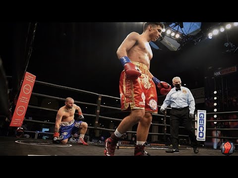 OMAR JUAREZ PUTS BEATDOWN ON RAUL CHIRINO; KNOCKS HIM DOWN & STOPS HIM IN DOMINATING WIN
