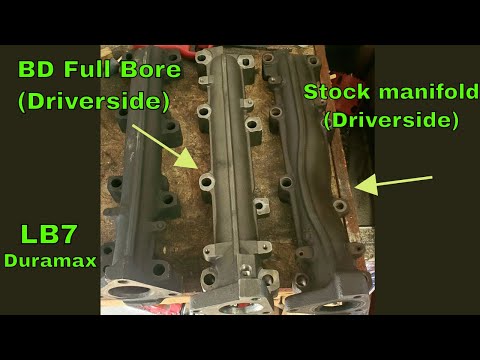 Faster Spool & Lower EGTs! LB7 Manifold & BD Full Bore Up-Pipe Install