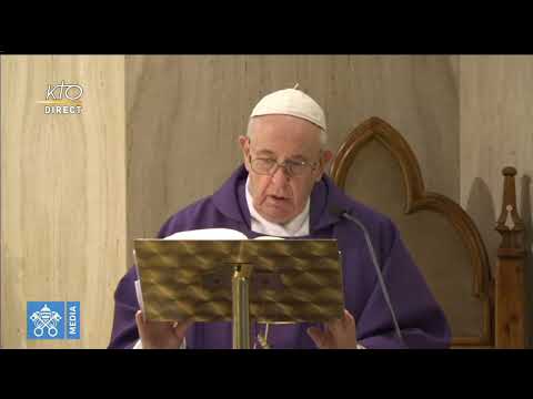 Messe du pape François du Mercredi Saint 8 avril