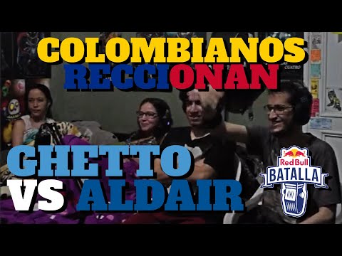 GHETTO y el BEAT UNIDOS COLOMBIANOS REACCIONAN a GHETTO vs ALDAIR [RED BULL CENTROAMÉRICA 2022] 🔴