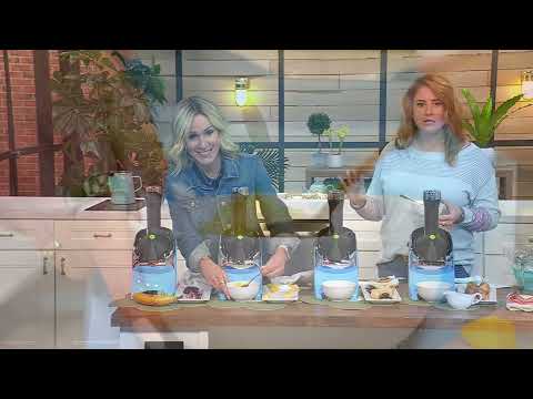 Yonanas Deluxe Frozen Dessert Maker With Bowls and Spatula on QVC