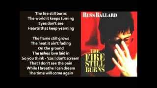 Russ Ballard - The Fire Still Burns (+ lyrics 1985)
