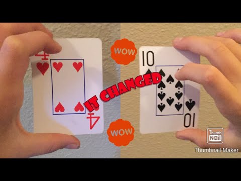 How to instantly change a card, shake change tutorial
