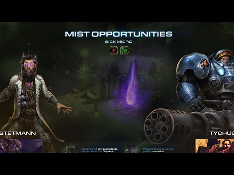 Starcraft II co op mutation 'Sick Micro' - No money, good healing!