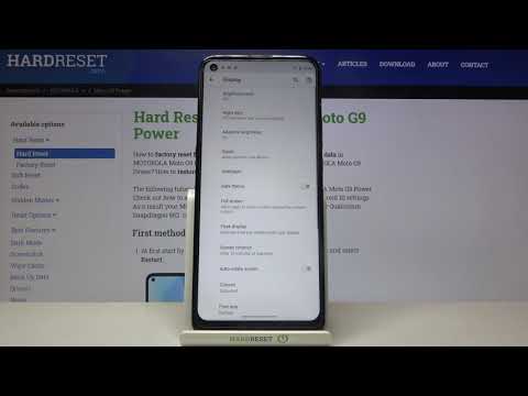How to Change Screen Timeout in MOTOROLA Moto G9 Power: - Adjust Display Settings