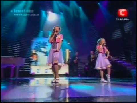 Nastia Petryk & Victoria Petryk - (2008 Ukraine's Got Talent, semi final @ live)
