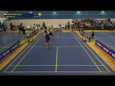 Match point - Daniil Dubovenko vs Kian-Yu Oei - MS, SF - Croatian Int. 2023