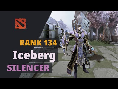 Iceberg (Rank 134) plays Silencer Dota 2 Full Game