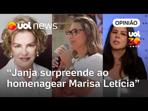 Janja surpreende ao citar ex-esposa de Lula e seria uma desfeita se fosse ignorada, diz Carla Araújo