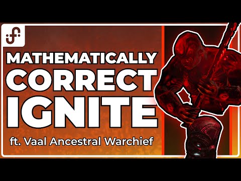 Calculating the Best Ignite Skill - Warchief Ignite Showcase [PoE 3.21]