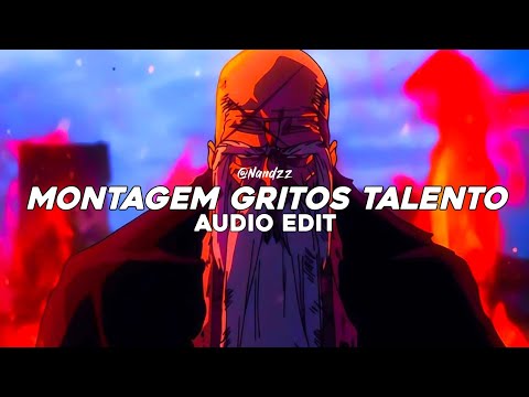 MONTAGEM GRITOS TALENTO - prodbydxm, DJ FRIZER, Mc Baiano, Mc Rd, MC GW (Super Slowed) || Edit Audio