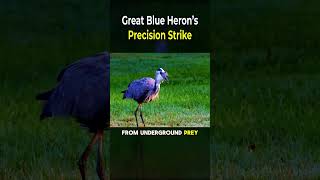 Great Blue Heron’s Precision Strike