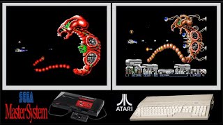 SMS vs Atari ST : R-TYPE (Side by side comparison)