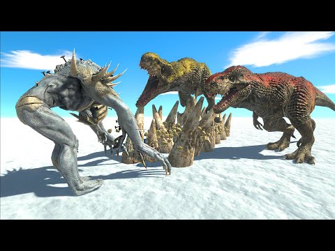 SCOURGE vs T REX (Infernals vs Dinosaurs) - Animal Revolt Battle Simulator