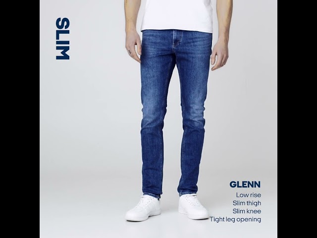 Vídeo relacionado con JACK & JONES Glenn Original SQ 356 - Vaqueros Ajustados para Hombre, Black Denim, 33W x 32L