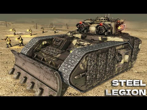 Armageddon STEEL LEGION vs Orks - Ultimate Mod WARHAMMER 40K | Men of War: Assault Squad 2