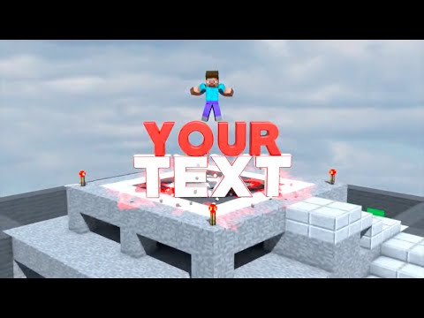 FREE Minecraft Building Intro Template #60