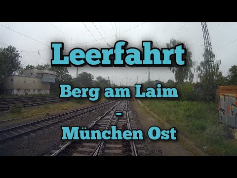 Führerstandsmitfahrt 2020 S-Bahn München - Berg am Laim - München Ost  (Leerfahrt)