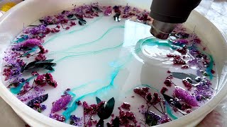 Creating Beautiful Real Flower Resin Art At Home Is Easy