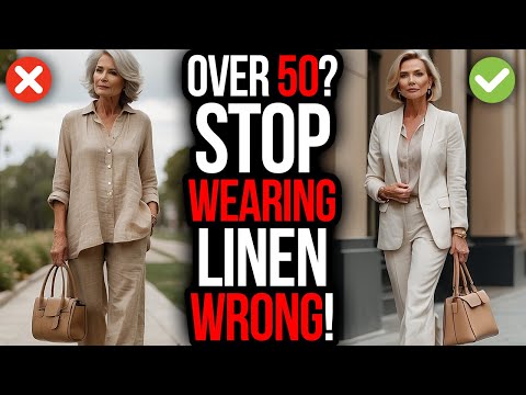 12 LINEN Wardrobe Style HACKS for Women OVER 50
