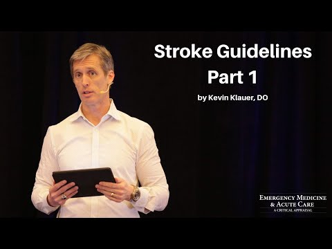 Stroke Guidelines Part 1 | The EM & Acute Care Course