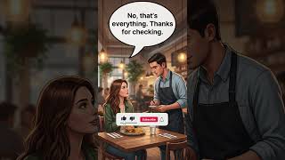 Your Food Order Is Missing a Dish 🍽️ | Daily English Conversation #Shorts