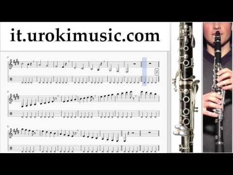 Corso di Clarinetto Avicii - Wake Me Up Tablature Tab Parte#1 um-a276